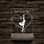 Szertorna személyre szabott 20 cm fa talppal 7 színű 3D led lámpa