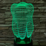 Fog 2 7 színű 3D led lámpa