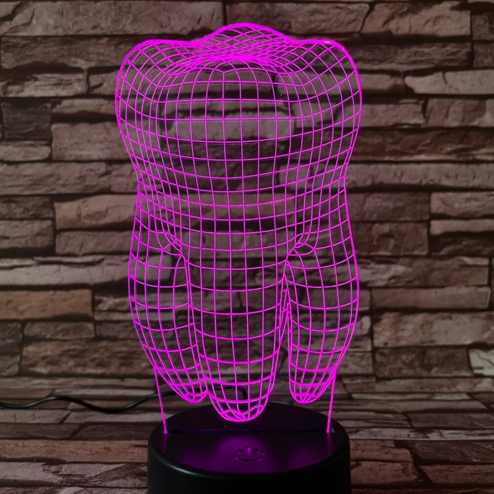 Fog 2 7 színű 3D led lámpa