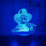Freddy Krueger 7 színű 3D led lámpa