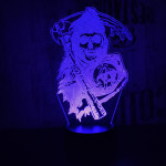 Kaszás 7 színű 3D led lámpa