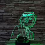 Naruto 7 színű 3D led lámpa