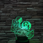 Asztronauta 7 színű  3D led lámpa
