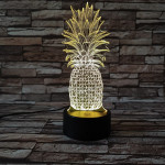 Ananász 7 színű 3D led lámpa