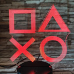 Konzol ikonok 7 színű 3D led lámpa