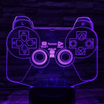Kontroller 7 színű 3D led lámpa