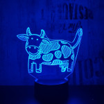 Boci 7 színű 3D led lámpa