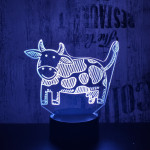 Boci 7 színű 3D led lámpa