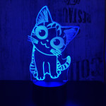 Cica 2 3D led lámpa