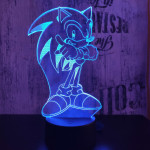 Sündisznó 7 színű 3D led lámpa