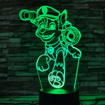 Mancs őrjárat Chase 7 színű 3D led lámpa