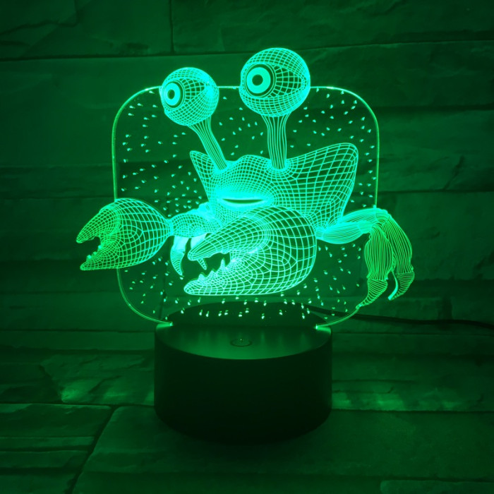 Rák  7 színű 3D led lámpa