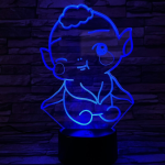 Kobold színű 3D led lámpa