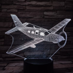 Repülő 7 színű 3D led lámpa