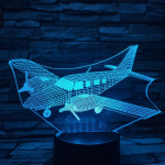 Repülő 2 7 színű 3D led lámpa