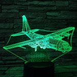 Katonai Repülő 2 7 színű 3D led lámpa