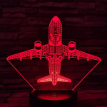 Repülő 4 7 színű 3D led lámpa
