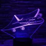 Repülő Utasszállító  7 színű 3D led lámpa