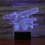 Repülő dupla szárnyú 7 színű 3D led lámpa