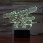 Repülő dupla szárnyú 7 színű 3D led lámpa