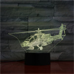 Vadász Helikopter 3D led lámpa