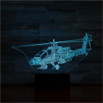 Vadász Helikopter 3D led lámpa