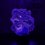 Naboo- i hal 7 színű 3D led lámpa