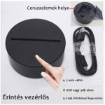 Végtelen Szerelem – „Te & Én” – 7 színű, színváltós 3D LED lámpa