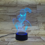 Pók 3D led lámpa