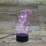 Pók 3D led lámpa