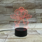 Zöld mutáns 3D led lámpa