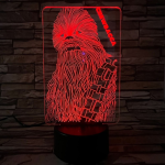 Wuki 3D led lámpa
