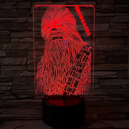 Wuki 3D led lámpa