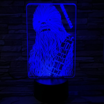 Wuki 3D led lámpa
