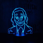 Joker 7 színű 3D led lámpa