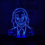 Joker 7 színű 3D led lámpa