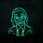 Joker 7 színű 3D led lámpa