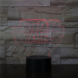Star Wars 3D led lámpa