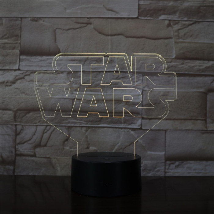 Star Wars 3D led lámpa