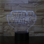 Star Wars 3D led lámpa