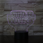 Star Wars 3D led lámpa