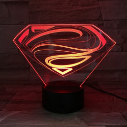 SMan 7 színű 3D led lámpa