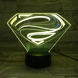 SMan 7 színű 3D led lámpa