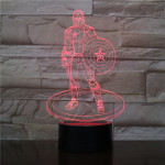 A Kapitány 3D led lámpa