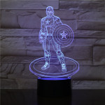 A Kapitány 3D led lámpa