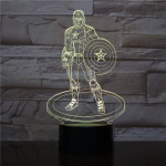 A Kapitány 3D led lámpa