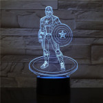 A Kapitány 3D led lámpa