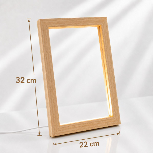 Fa led képkeret 32x22 cm (nagy)