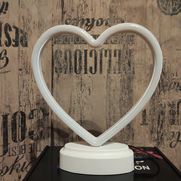 Piros Szív  Neon Led Fény