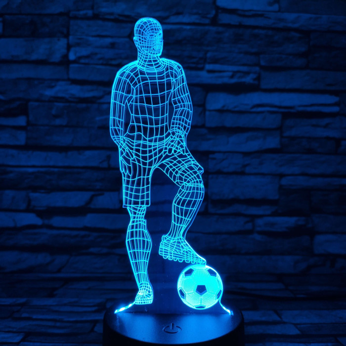 Focista 7 színű 3D led lámpa
